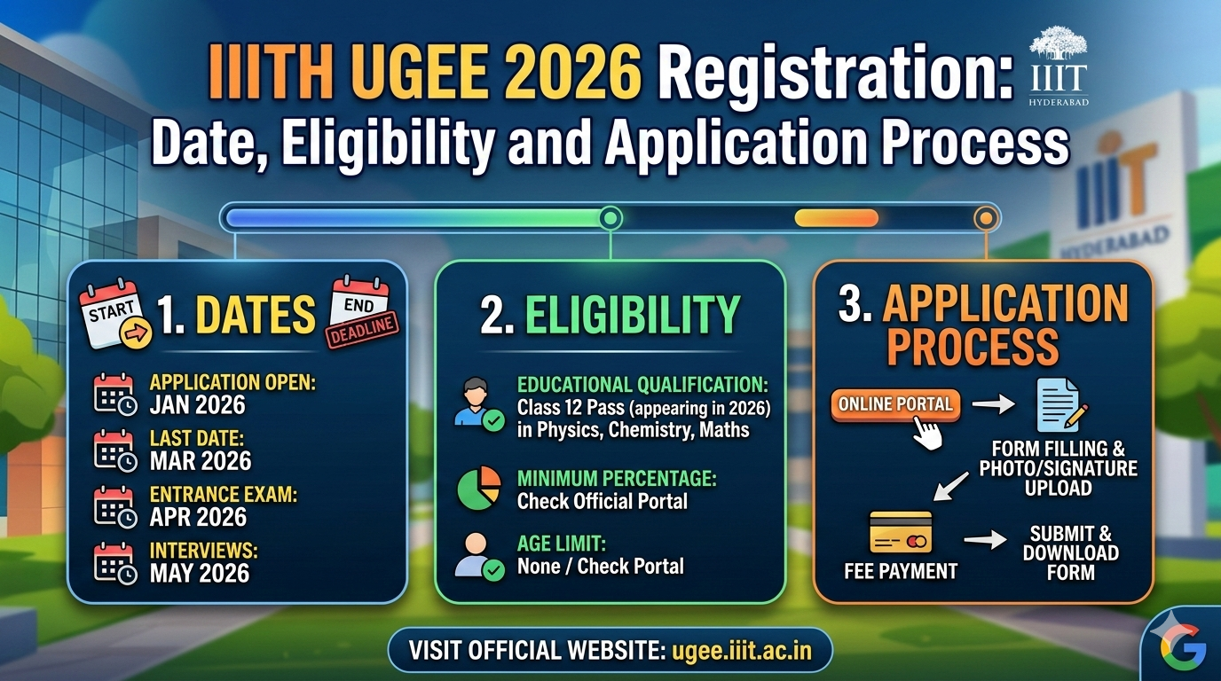 UGEE 2026 Exam Date Registration Eligibility IIIT Hyderabad Entrance Exam Complete Guide